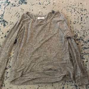 SoulCycle grey lightweight sweater sz m